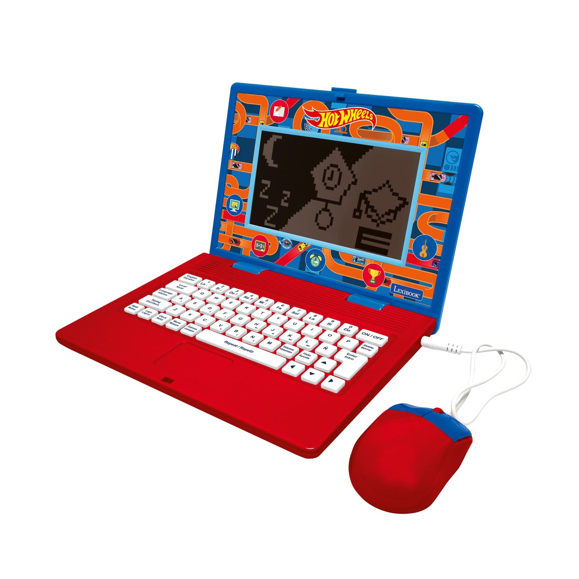 Lexibook, Hot Wheels Educational Laptop for Kids, JC599HWi2