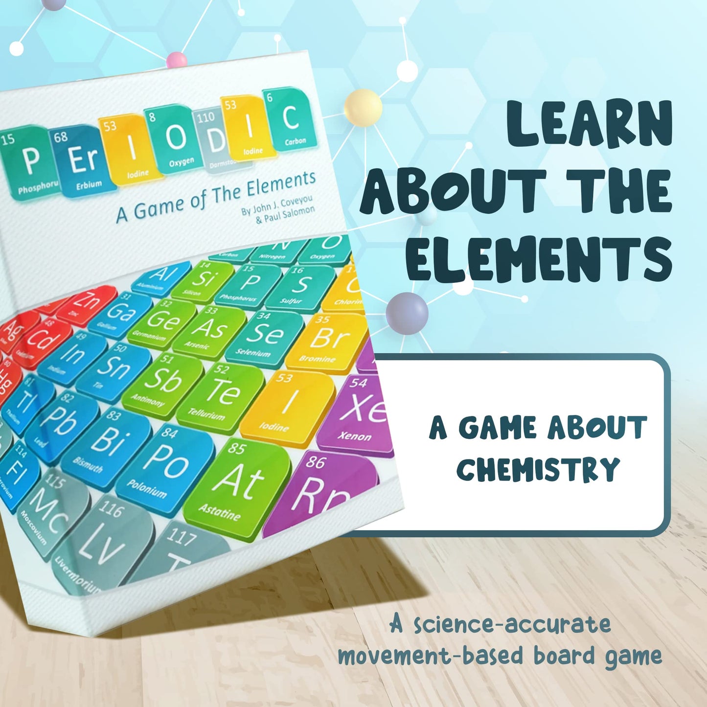 Periodic: A Game of the Elements | Periodic Table Board & Card Game About Atoms, Elements & Compounds | A Strategy Board Game for Gamers & Educational