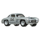 Hot Wheels Team Transport Culture Die-cast Cars, Mercedes-Benz 300 SL, MB Blaues Wunder Flatbed Truck, 1:64 Scale Model