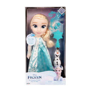 JAKKS Pacific Elsa Doll Classic My Singing Friend Elsa Doll & Olaf Figure