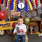 First Birthday Party Supplies - Race Car Banner For Photo Booth Props And Backdrop Cake Smash, Best 1st Party Decorations For Kids (1st Race Car