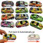 Himeeu 26Pcs Metal Pull Back Racing Car Toy Die Cast Race Cars Vehicles Friction Powered Toddler Boy Toys Color Randomly