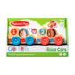 Melissa & Doug GO Tots Wooden Race Cars (2 Cars, 2 Disks) Stacking Toys For Infants, Hand Push Vehicles, Wooden Car Toys For Toddlers Ages 1+ -