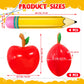 8 Pcs Large Inflatable Apple Pencil Balloons,Back to School Pencils and Fruits Balloon Decoration for Classroom,First Day of School Ceiling Hanging