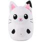 Gabby’s Dollhouse Official Pandy Paws 8-Inch Squishy Plush Toy for Ages 1+