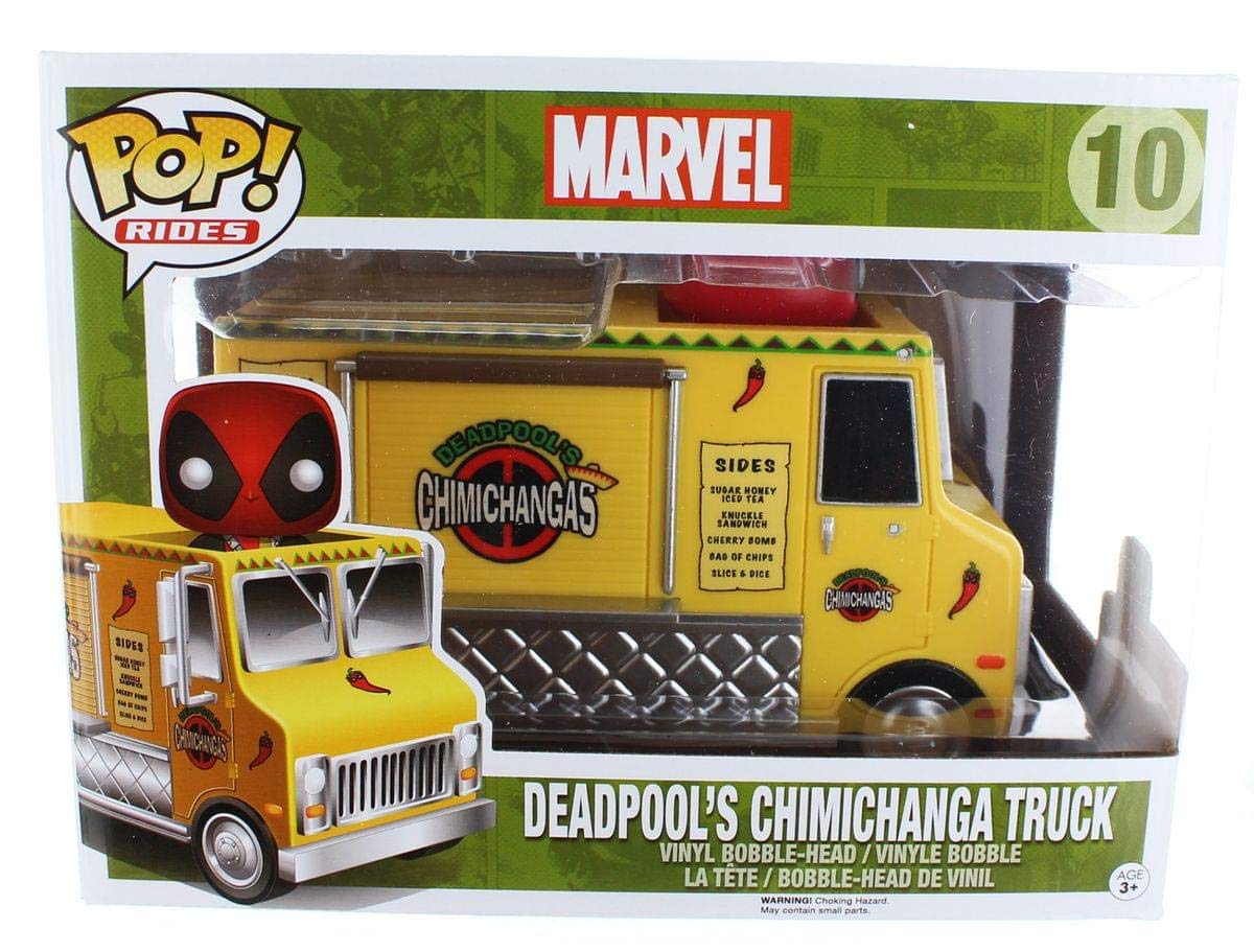 Funko Pop Rides: Deadpool's Chimichanga Truck Action Figure