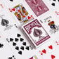 Bicycle Color Series #6 Burgundy Playing Cards, Poker Size Standard Index