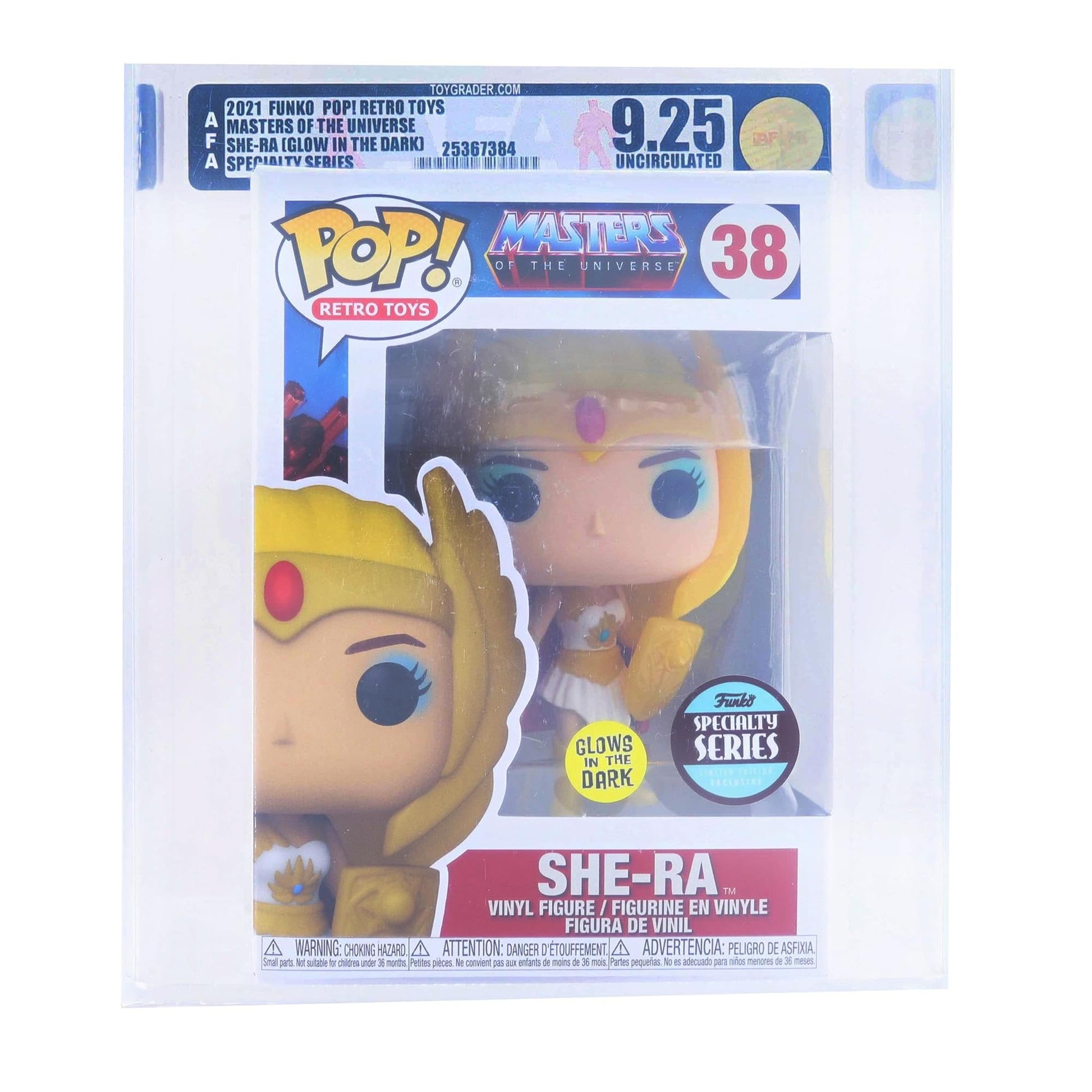 Funko Masters of The Universe POP | She-Ra (Glow) | Rated AFA 9.25