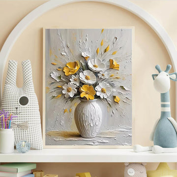 YOLENIX Paint by Numbers for Adults and Kids, Light-Colored vase Painting by Number Kits On Canvas, Number Artist Paint by Number Kit Funny DIY, Home