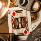 theory11 James Bond 007 Playing Cards - Gold Foil Spy Movie Poker Deck with Custom Aces, Jokers & Court Art for Magic, Cardistry, Game Night, Gifts