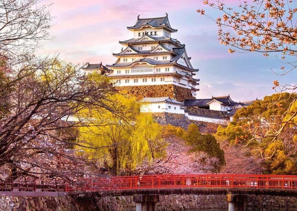 Puzzle 1000 Pieces Château de Himeji, Japan, Collection Highlight, des 14 ans, Château, 12001316, Ravensburger