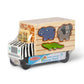 Melissa & Doug Animal Rescue Shape-Sorting Truck - Wooden Toy with 7 Animals and 2 Play Figures