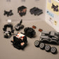 Horror Action Figure & Muscle Car Building Set Compatible with Lego for Adults, John with Dog Buildable Movie Characters, Gifts for Men's Desk Decor