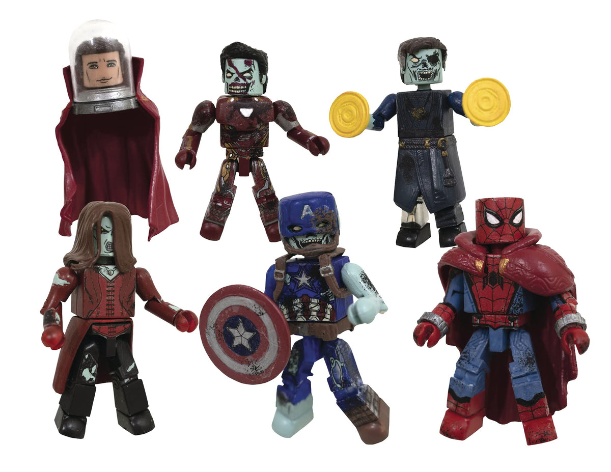Marvel’s What If..? Zombie Minimates DCD 40th Anniversary PX Boxed Set