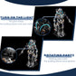 Mechanical Skull Robot Building Blocks Set with Mechanical Movable & Light Effects?Compatible with Lego Animal,Authentically Detailed Build