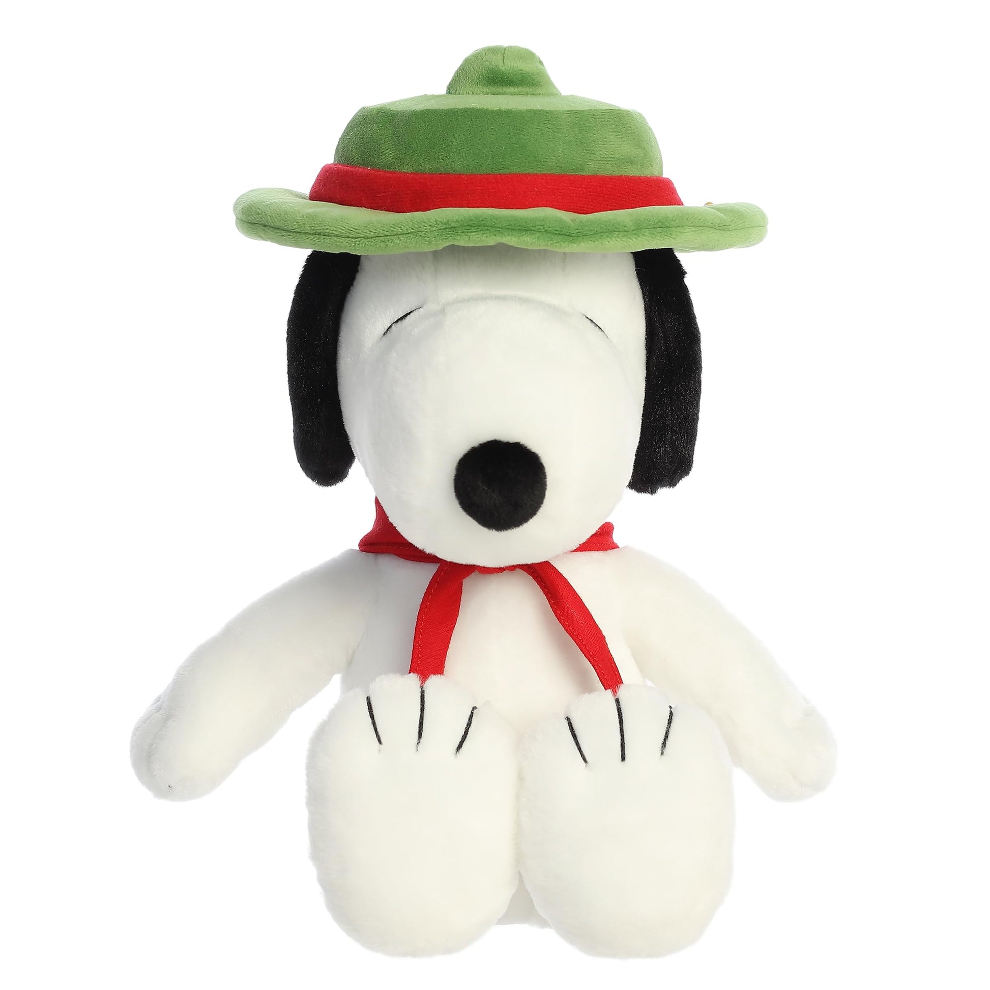Aurora® Adorable Peanuts® Beagle Scout Snoopy™ Stuffed Animal - Officially Licensed Toys for All Snoopy Fans - Nostalgic Gift for Adults and Birthday