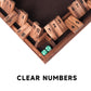 GSE Games & Sports Expert 1-4 Player Wooden Shut The Box Board Game with 8 Dice. 4-Way 12 Numbers Shut The Box Dice Set of Popular English Pub Board