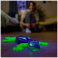 HEX Bots - Glow-in-the-Dark Radio-Controlled Gecko that crawls on the Floor and Walls - Remote Controlled Lizard with Luminous Eyes - Easy Control