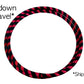 SpinMajik Beginner Exercise Hula Hoop for Fitness and Fun Made for Adults Weighted at 1 Pound (Choose Your Size and Tape Job) (Nuclear Pink, 38)