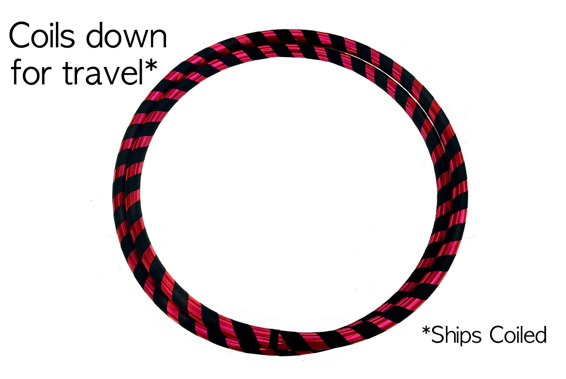SpinMajik Beginner Exercise Hula Hoop for Fitness and Fun Made for Adults Weighted at 1 Pound (Choose Your Size and Tape Job) (Nuclear Pink, 38)