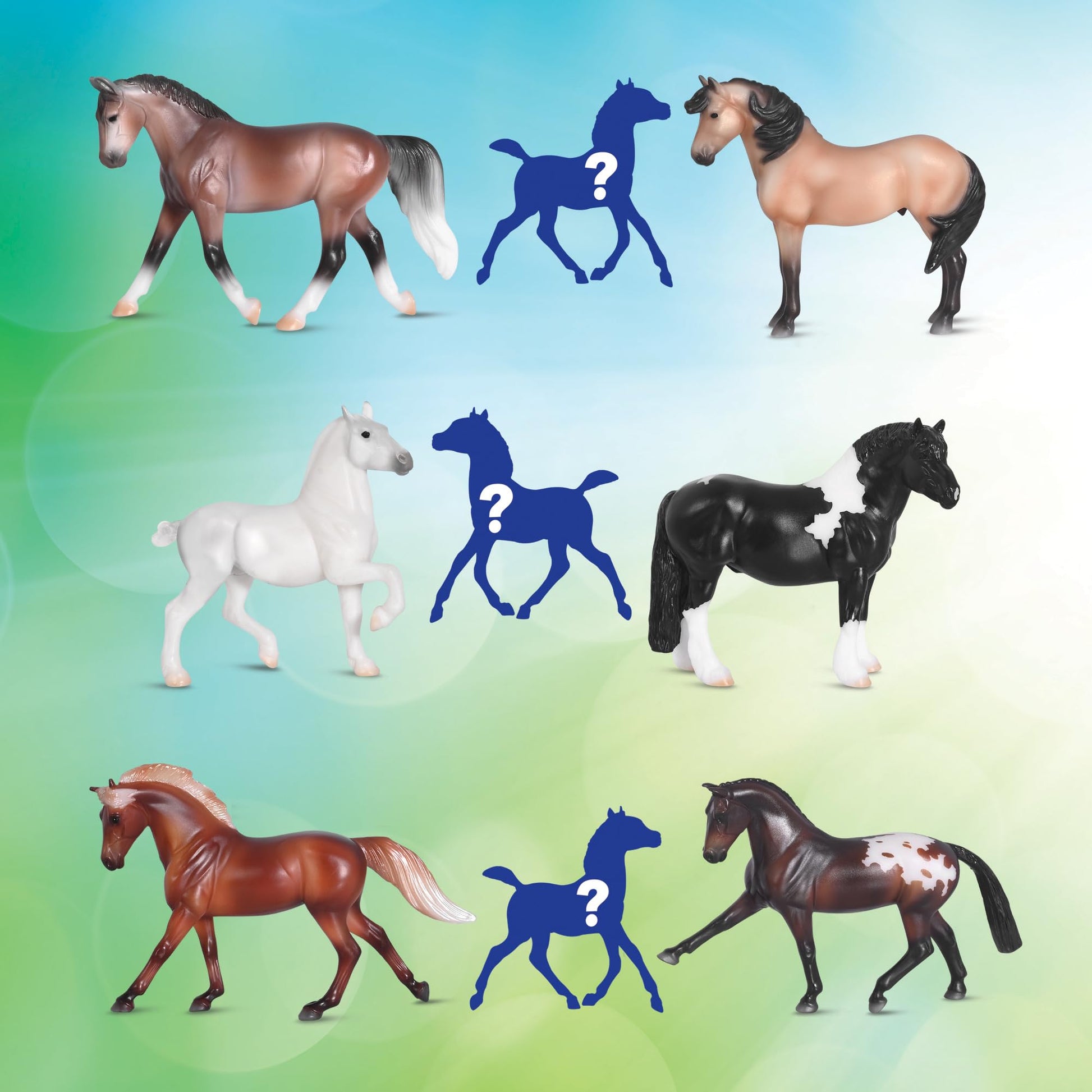 Breyer Horses Stablemates Series | Horse Foal Surprise - Peaceful Gardens Family | B-SM-10622