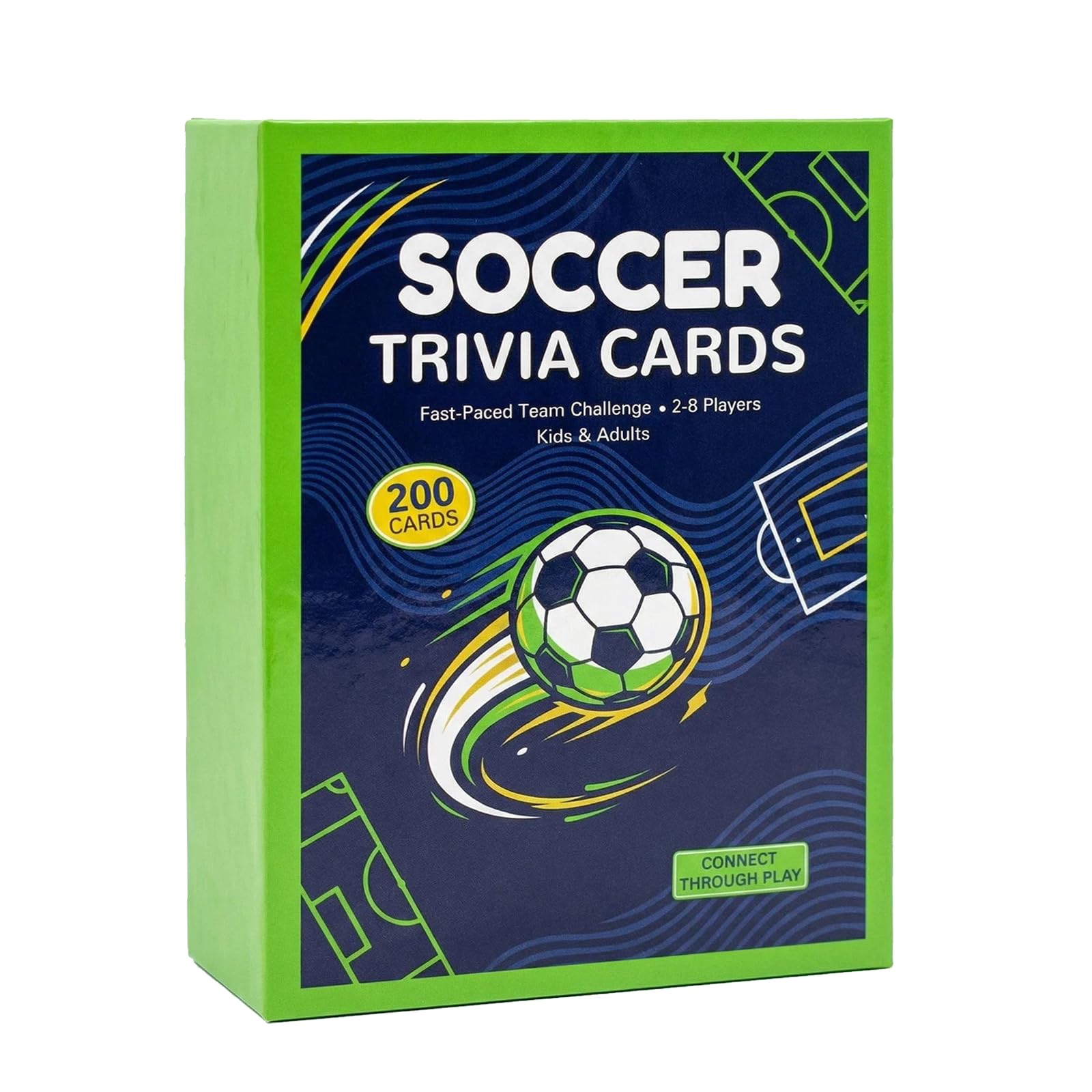 Terraluce Soccer Card Game for Kids & Adults - Family Party Game for 2-8 Players, Trivia Quiz & Knowledge, for Soccer Fans, 2026 Soccer Season