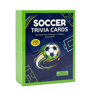 Terraluce Soccer Card Game for Kids & Adults - Family Party Game for 2-8 Players, Trivia Quiz & Knowledge, for Soccer Fans, 2026 Soccer Season
