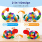 LovesTown Wooden Puzzles, Snail & Dinosaur, Double-Sideld