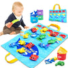Cylazo Count Learning Montessori Toys for Toddlers 3 Year Old Cloth Toddler Fishing Game with Stacking Cups,Baby Toy 12-18 Months 1 2 Year Old Boy