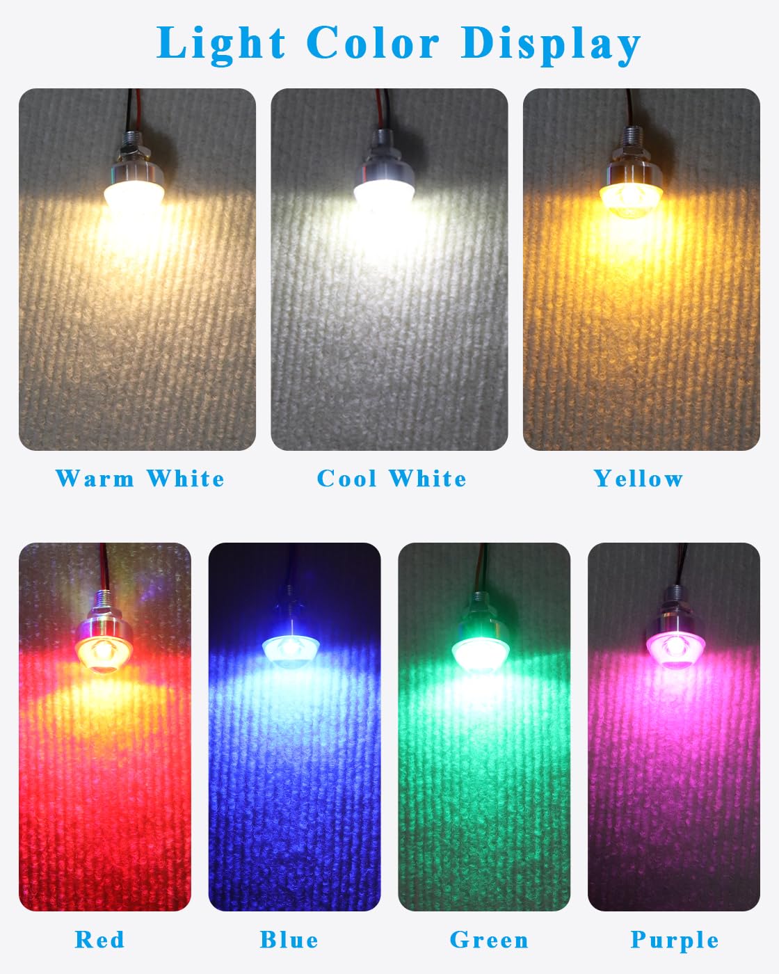 Dollhouse Lighting Kit AA Battery Holder with Small Lamp and Switch, Miniature LED Lights Battery Operated LED Light Wiring Kit 3V Box, 1 Pack (Blue)