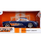 Jada Big Time Muscle 1:24 1957 Chevrolet Corvette Die-Cast Car, Toys for Kids and Adults(Dark Blue/Flames)
