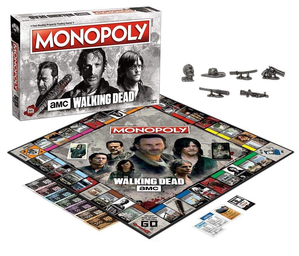 USAopoly AMC The Walking Dead Monopoly Board Game