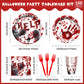 Halloween Bloody Party Plates Supplies Tableware Bloody Plates and Npkins