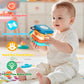 FHJBJA Montessori Busy Board for 1 Year Old, Baby Travel Toys for Toddler 1-3, Sensory Activity Cube with Fine Motor Skills, Birthday Toy Gifts for 1