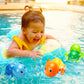 Bath Toys, Cute Swimming Turtle Baby Bath Toys for Toddler 1-3, Water Pool Floating Wind Up Toys for 1 Year Old Boy Girl Gifts, Infant Toddlers Kids