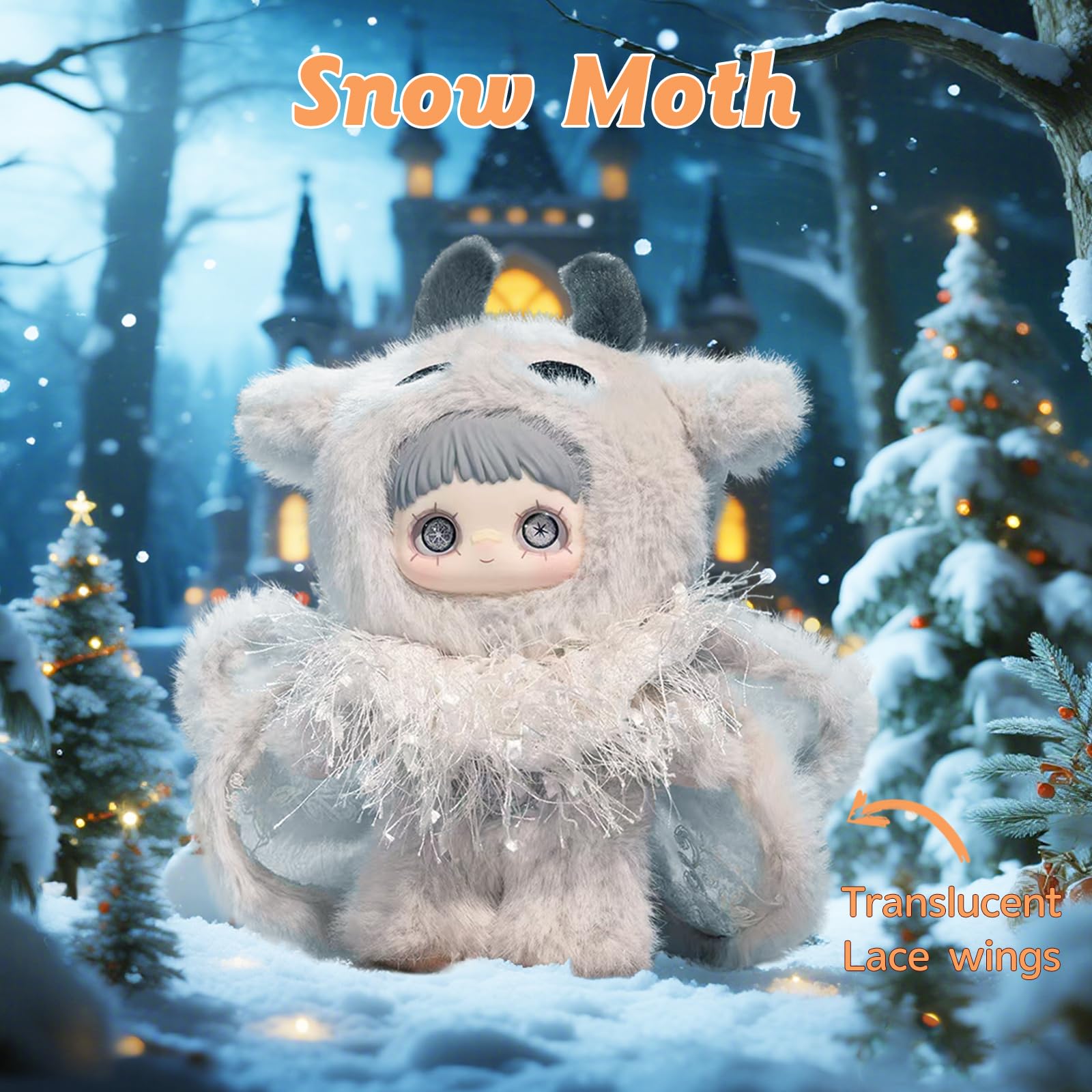 Mckkymi Plush Blind Box,Maymei Christmas Weirdness Series Stuffed Blind Box Doll 1PC,Unique Designs Keychain & Bag Charm,Cute Anime Vinyl Plushies