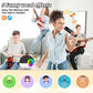 goopow Mini Karaoke Machine Speaker for Kids Adults, Portable Bluetooth Microphone Song Toys with LED Light, Best Chritmas Birthday Festival Gift for