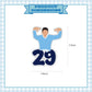 Twenty-Nine Birthday Cake Topper - Glitter New Girl 29th Party Decorations I'm 29 Folks, What's Up? Birthday Party Cake Décor For Women