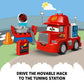 LEGO Disney Pixar Mack at The Race Cars Toys - Pixar Cars Birthday Gift for Toddlers, Preschool, Boys & Girls, Ages 2+ - Educational Building Toys Set