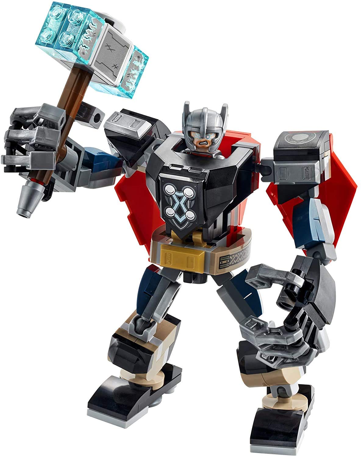 LEGO Marvel Avengers Classic Thor Mech Armor 76169 Cool Thor Hammer Playset; Superhero Building Toy for Kids, New 2020 (139 Pieces)