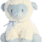 Aurora® Playful Blessing Lamb™ Boy Lamb™ Baby Stuffed Animal - Comforting Companion - Imaginative Play - Blue 9 Inches