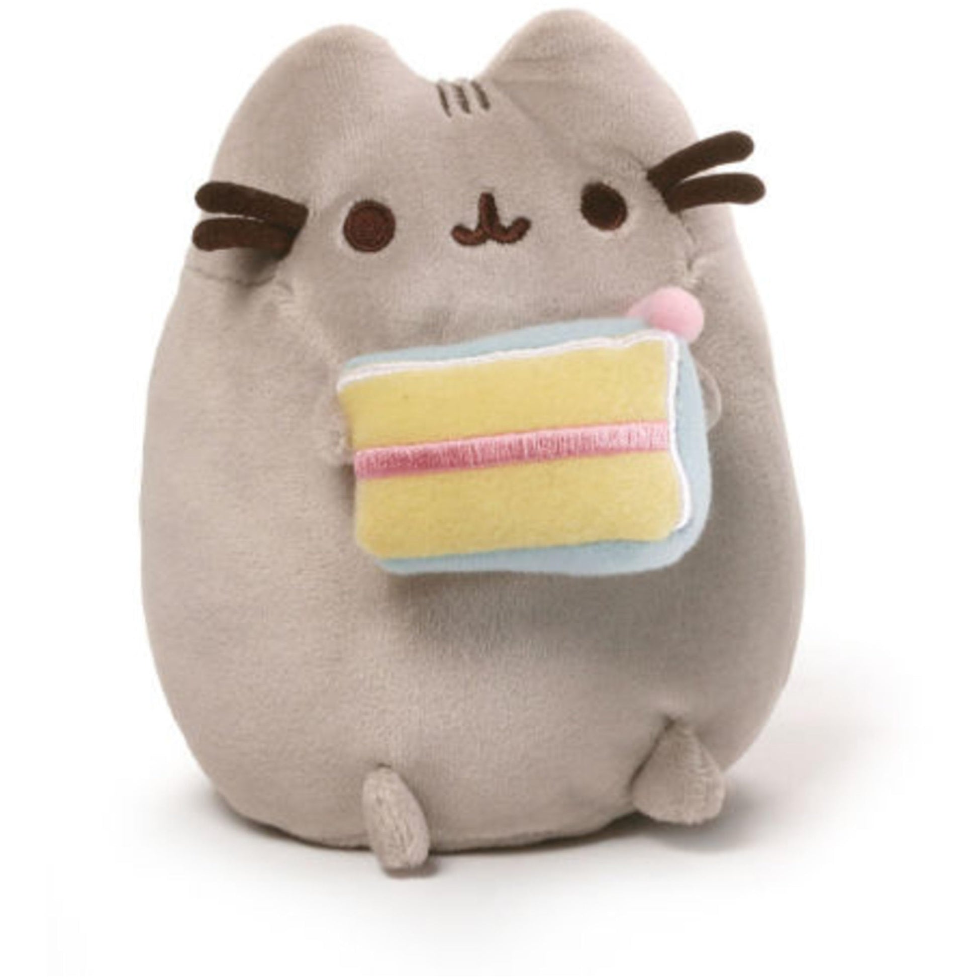 GUND Pusheen and Stormy Birthday Set Plush, Collectible Stuffed Animals for Ages 8 and Up, Gray, 6.5”
