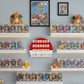 AUFGELD Display Compatible with Funko Bitty Poke-Moong Series, Organizing Stand for Bitty Pop, Wallmountable Floating Shelf, Displays 31 Bitty Pops