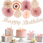 Hawaiian Aloha-Luau Flamingo Party-Decorations Supplies - 21pcs Hello Banner,Pool Paper Lanterns Honeycomb,Beach Theme Streamers Garland,Tissue Pom