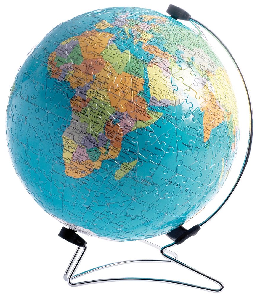 Ravensburger The Earth 540 Piece 3D Jigsaw Puzzle Ball for Kids and Adults - Easy Click Technology Means Pieces Fit Together Perfectly