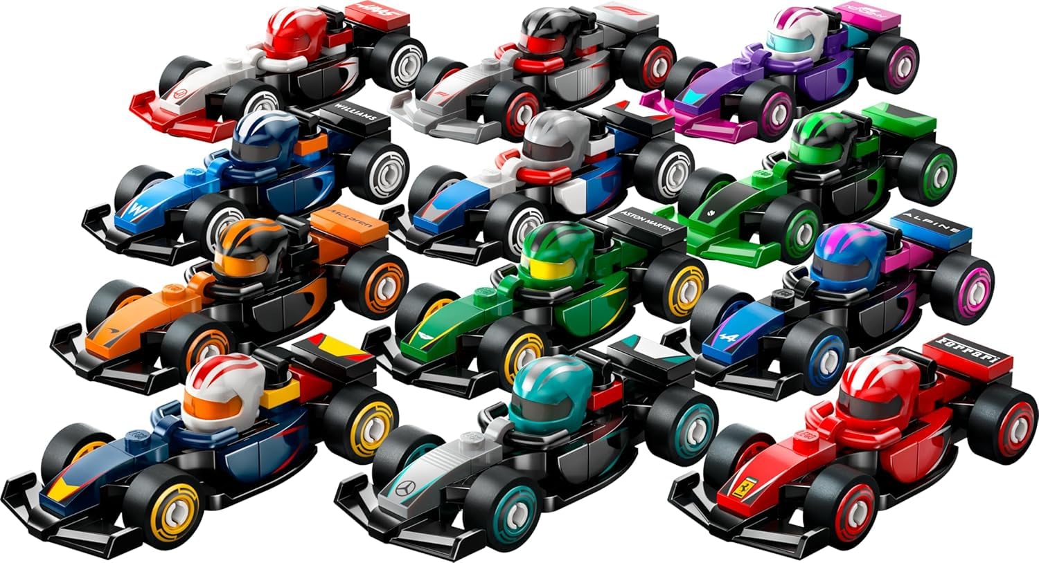 LEGO 71049 F1 Collectible Race Cars Random Set of 1 Race Car - Uus.