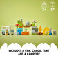 LEGO DUPLO Disney Mickey and Friends Camping Adventure 10997 Toddler Building Toy Set, Features 4 DUPLO Toy Figures: Daisy Duck, Huey, Dewey and Louie