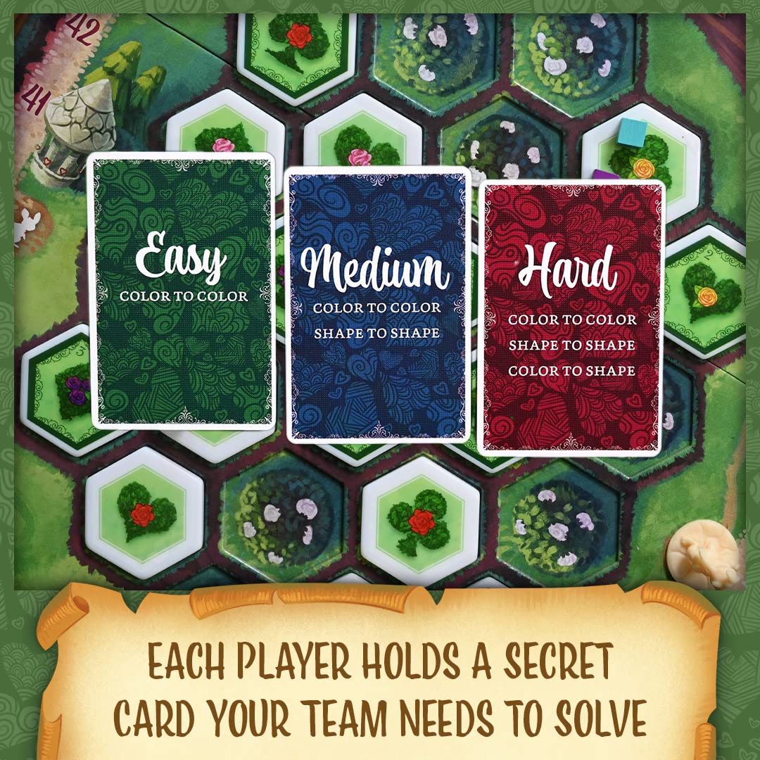 Paint the Roses Deluxe Board Game | Cooperative Alice in Wonderland Deduction Game | Includes Escape the Castle Expansion | 2-5 Players | Age 11+