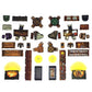 Home Decor - 66pc Double-Sided Furniture & Prop Pieces for Starters & Masters Alike - Roleplaying Objects for Dungeons & Dragons - Immersive Map