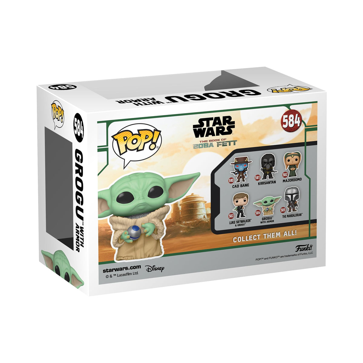 Funko POP! Star Wars: The Book of Boba Fett - Grogu with Armor